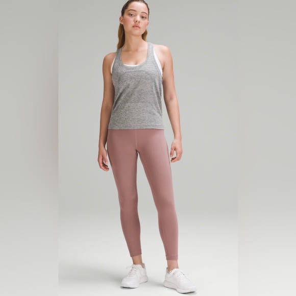 NWT Lululemon Wunder High Rise Pants 25” Leggings Twilight Rose Color Size 12 - Picture 5 of 8